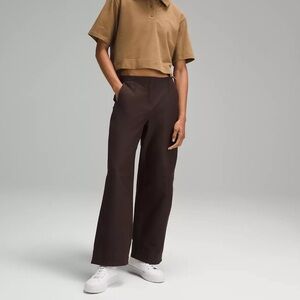 lululemon Utilitech Relaxed Mid-Rise Trouser 7/8 Length in Espresso